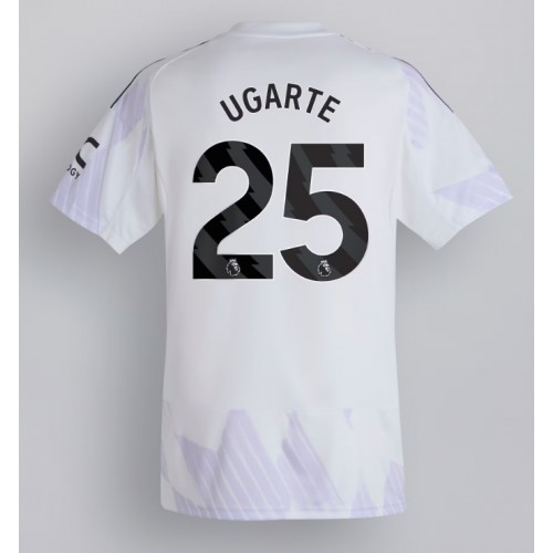 Manchester United Manuel Ugarte #25 Replika Bortatröja 2025-26 Kortärmad Manchester United Manuel Ugarte #25 Replika Bortatröja 2025-26 Kortärmad